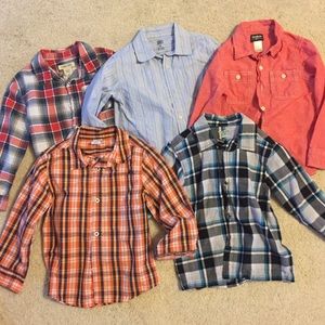 Lot of boys dress shirts, 5T